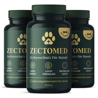 Zectomed bottle - complementary feed for dogs and cats to support skin and coat